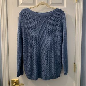 Croft & Barrow Blue Sweater - Large
